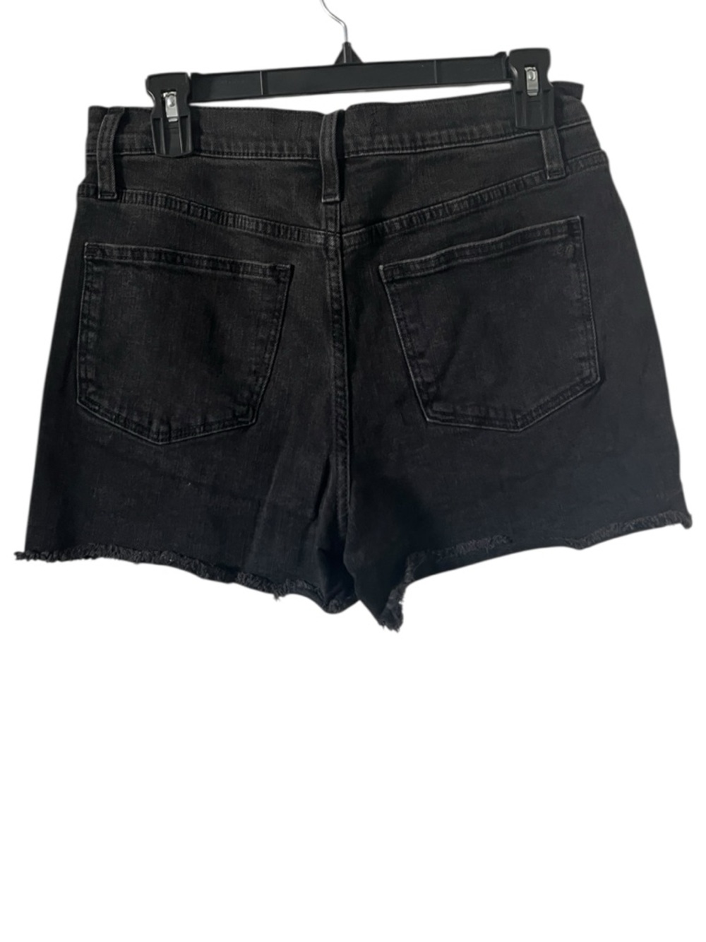 Madewell High Rise Denim Black Shorts Size 27 - Picture 3 of 12